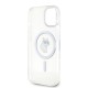 Husa Karl Lagerfeld IML Choupette MagSafe pentru iPhone 15, Transparenta (Bakr, KLHMP15SHFCCNOT) by www.silkase.ro