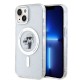 Husa Karl Lagerfeld IML Glitter Karl and Choupette MagSafe pentru iPhone 15, Transparenta (Bakr, KLHMP15SHGKCNOT) by www.silkase.ro
