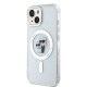 Husa Karl Lagerfeld IML Glitter Karl and Choupette MagSafe pentru iPhone 15, Transparenta (Bakr, KLHMP15SHGKCNOT) by www.silkase.ro