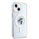 Husa Karl Lagerfeld IML Glitter Karl and Choupette MagSafe pentru iPhone 15, Transparenta (Bakr, KLHMP15SHGKCNOT) by www.silkase.ro