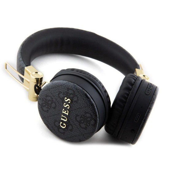 Căști Wireless Over-Ear Guess PU Leather 4G Metal Logo, Negre Căști Wireless Over-Ear Guess PU Leather 4G Metal Logo, Negre (Bakr, GUBH704GEMK) by www.silkase.ro