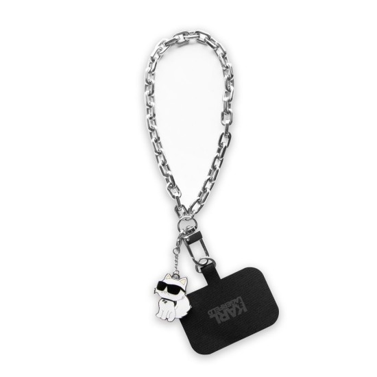 Curea de Mână Universală Karl Lagerfeld Choupette, Argintie Curea de Mână Universală Karl Lagerfeld Choupette, Argintie (Bakr, KLUCHCSKPK) by www.silkase.ro