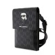 Geantă de Umăr / Portofel Telefon Karl Lagerfeld Saffiano Monogram Ikonik NFT, Neagra Geantă de Umăr / Portofel Telefon Karl Lagerfeld Saffiano Monogram Ikonik NFT, Neagra (Bakr, KLWBSAKHPKK) by www.silkase.ro