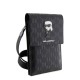 Geantă de Umăr / Portofel Telefon Karl Lagerfeld Saffiano Monogram Ikonik NFT, Neagra Geantă de Umăr / Portofel Telefon Karl Lagerfeld Saffiano Monogram Ikonik NFT, Neagra (Bakr, KLWBSAKHPKK) by www.silkase.ro