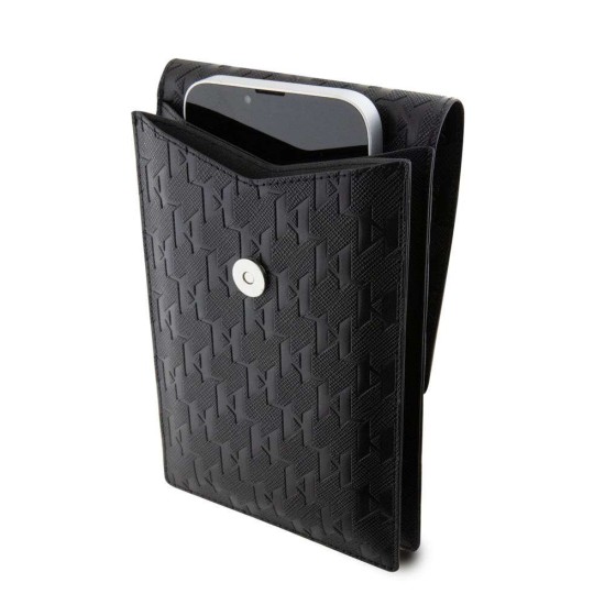 Geantă de Umăr / Portofel Telefon Karl Lagerfeld Saffiano Monogram Choupette NFT, Neagra Geantă de Umăr / Portofel Telefon Karl Lagerfeld Saffiano Monogram Choupette NFT, Neagra (Bakr, KLWBSAKHPCK) by www.silkase.ro