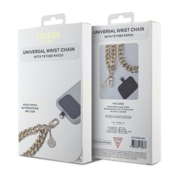 Snur de mână Guess Universal Wrist Strap 4G Charm Gold