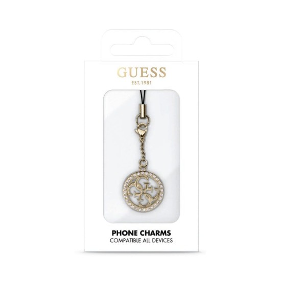Pandantiv / Accesoriu Telefon Guess Charm 4G Strass Metal Logo Pandantiv / Accesoriu Telefon Guess Charm 4G Strass Metal Logo (Bakr, GUCPM4DRD) by www.silkase.ro