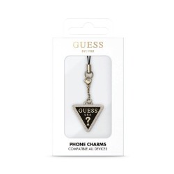 Pandantiv / Accesoriu Telefon Guess Charm Strass Triangle Metal Logo Pandantiv / Accesoriu Telefon Guess Charm Strass Triangle Metal Logo