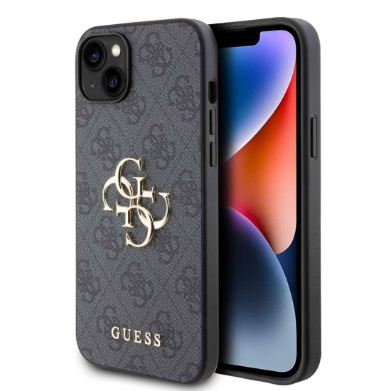Husă de Protecție Guess PU 4G Metal Logo pentru iPhone 15 Plus, Grey Husă de Protecție Guess PU 4G Metal Logo pentru iPhone 15 Plus, Grey (Bakr, GUHCP15M4GMGGR) by www.silkase.ro