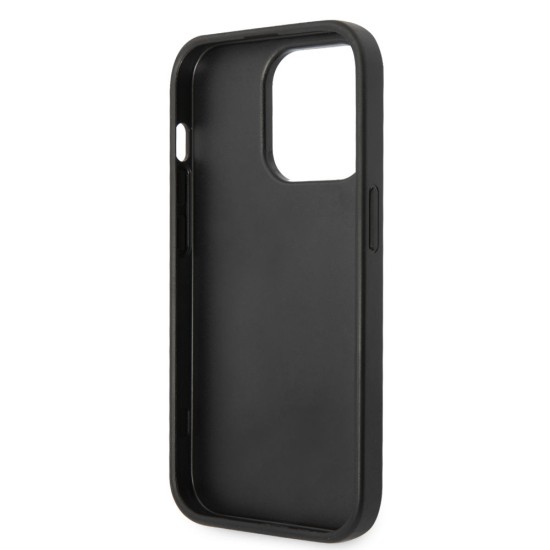 Husa Guess PU 4G Metal Logo pentru iPhone 15 Pro, Gri (Bakr, GUHCP15L4GMGGR) by www.silkase.ro