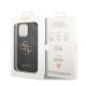 Husa Guess PU 4G Metal Logo pentru iPhone 15 Pro, Gri (Bakr, GUHCP15L4GMGGR) by www.silkase.ro