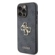 Husa Guess PU 4G Metal Logo pentru iPhone 15 Pro Max, Gri (Bakr, GUHCP15X4GMGGR) by www.silkase.ro