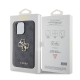 Husa Guess PU 4G Metal Logo pentru iPhone 15 Pro Max, Gri (Bakr, GUHCP15X4GMGGR) by www.silkase.ro