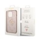 Husa Guess PU 4G Metal Logo pentru iPhone 15 Pro Max, Roz (Bakr, GUHCP15X4GMGPI) by www.silkase.ro