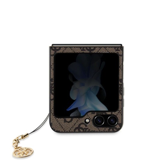 Husa Guess 4G Charm pentru Samsung Galaxy Z Flip 5, Maro Husa Guess 4G Charm pentru Samsung Galaxy Z Flip 5, Maro (Bakr, GUHCZF5GF4GBR) by www.silkase.ro
