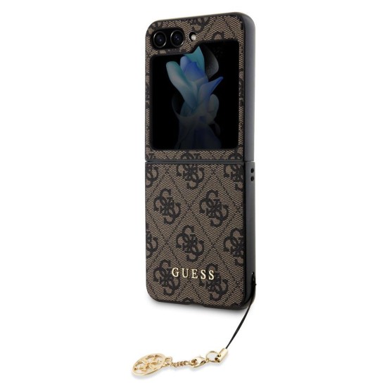 Husa Guess 4G Charm pentru Samsung Galaxy Z Flip 5, Maro Husa Guess 4G Charm pentru Samsung Galaxy Z Flip 5, Maro (Bakr, GUHCZF5GF4GBR) by www.silkase.ro