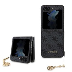 Husă de Protecție Guess 4G Charm pentru Samsung Galaxy Z Flip 5, Grey