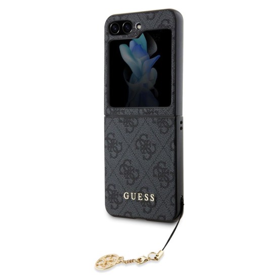 Husă de Protecție Guess 4G Charm pentru Samsung Galaxy Z Flip 5, Grey (Bakr, GUHCZF5GF4GGR) by www.silkase.ro