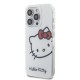 Husa Hello Kitty IML Head Logo pentru iPhone 13 Pro, Alba (Bakr, HKHCP13LHCKHST) by www.silkase.ro