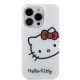 Husa Hello Kitty IML Head Logo pentru iPhone 13 Pro, Alba (Bakr, HKHCP13LHCKHST) by www.silkase.ro