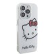 Husa Hello Kitty IML Head Logo pentru iPhone 13 Pro, Alba (Bakr, HKHCP13LHCKHST) by www.silkase.ro