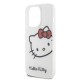 Husa Hello Kitty IML Head Logo pentru iPhone 13 Pro, Alba (Bakr, HKHCP13LHCKHST) by www.silkase.ro