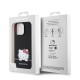 Husa Hello Kitty Liquid Silicone Daydreaming Logo pentru iPhone 13 Pro, Neagra (Bakr, HKHCP13LSKCDKK) by www.silkase.ro