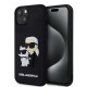 Husa Karl Lagerfeld 3D Rubber Karl and Choupette pentru iPhone 13, Neagra Husa Karl Lagerfeld 3D Rubber Karl and Choupette pentru iPhone 13, Neagra (Bakr, KLHCP13M3DRKCNK) by www.silkase.ro