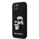 Husa Karl Lagerfeld 3D Rubber Karl and Choupette pentru iPhone 13, Neagra Husa Karl Lagerfeld 3D Rubber Karl and Choupette pentru iPhone 13, Neagra (Bakr, KLHCP13M3DRKCNK) by www.silkase.ro