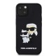 Husa Karl Lagerfeld 3D Rubber Karl and Choupette pentru iPhone 13, Neagra Husa Karl Lagerfeld 3D Rubber Karl and Choupette pentru iPhone 13, Neagra (Bakr, KLHCP13M3DRKCNK) by www.silkase.ro