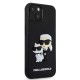 Husa Karl Lagerfeld 3D Rubber Karl and Choupette pentru iPhone 13, Neagra Husa Karl Lagerfeld 3D Rubber Karl and Choupette pentru iPhone 13, Neagra (Bakr, KLHCP13M3DRKCNK) by www.silkase.ro
