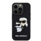 Husa Karl Lagerfeld 3D Rubber Karl and Choupette pentru iPhone 13 Pro, Neagra Husa Karl Lagerfeld 3D Rubber Karl and Choupette pentru iPhone 13 Pro, Neagra (Bakr, KLHCP13L3DRKCNK) by www.silkase.ro