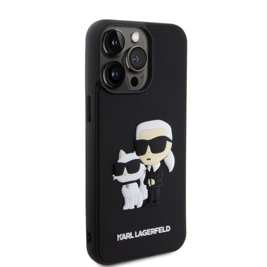Husa Karl Lagerfeld 3D Rubber Karl and Choupette pentru iPhone 13 Pro Max, Neagra Husa Karl Lagerfeld 3D Rubber Karl and Choupette pentru iPhone 13 Pro Max, Neagra (Bakr, KLHCP13X3DRKCNK) by www.silkase.ro