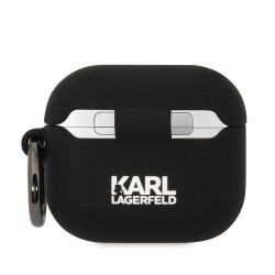 Husa Karl Lagerfeld 3D Logo NFT Karl and Choupette Silicon pentru AirPods 3, Neagra Husa Karl Lagerfeld 3D Logo NFT Karl and Choupette Silicon pentru AirPods 3, Neagra
