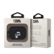 Husa Karl Lagerfeld 3D Logo NFT Karl and Choupette pentru AirPods Pro 2, Silicone, Black (Bakr, KLAP2RUNKC) by www.silkase.ro