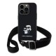 Husa Crossbody Karl Lagerfeld Saffiano Metal Karl and Choupette pentru iPhone 15 Pro, Neagra Husa Crossbody Karl Lagerfeld Saffiano Metal Karl and Choupette pentru iPhone 15 Pro, Neagra (Bakr, KLHCP15LSAKCPBK) by www.silkase.ro