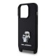 Husa Crossbody Karl Lagerfeld Saffiano Metal Karl and Choupette pentru iPhone 15 Pro, Neagra Husa Crossbody Karl Lagerfeld Saffiano Metal Karl and Choupette pentru iPhone 15 Pro, Neagra (Bakr, KLHCP15LSAKCPBK) by www.silkase.ro