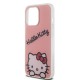 Husa Hello Kitty IML Daydreaming Logo pentru iPhone 13 Pro, Roz (Bakr, HKHCP13LHKDSP) by www.silkase.ro