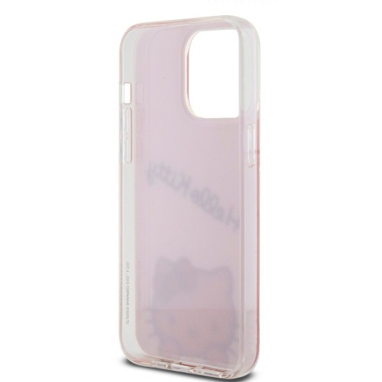 Husa Hello Kitty IML Daydreaming Logo pentru iPhone 13 Pro, Roz (Bakr, HKHCP13LHKDSP) by www.silkase.ro