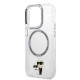 Husa Karl Lagerfeld IML Karl and Choupette MagSafe pentru iPhone 15 Pro Max, Transparenta (Bakr, KLHMP15XHNKCIT) by www.silkase.ro