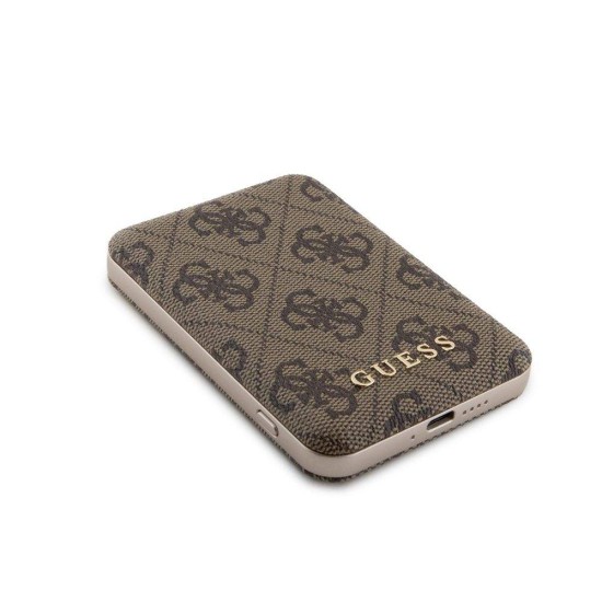 Baterie Externă Guess 4G MagSafe 5000mAh, Maro Baterie Externă Guess 4G MagSafe 5000mAh, Maro (Bakr, GUPB5FP4EMGW) by www.silkase.ro