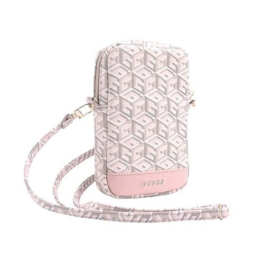 Portofel / Geantă de Umăr Guess PU G Cube cu Fermoar, Roz Portofel / Geantă de Umăr Guess PU G Cube cu Fermoar, Roz (Bakr, GUWBZPGCSPGP) by www.silkase.ro