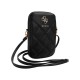 Geanta de Umar pentru Telefon Guess PU Quilted 4G Metal Logo Wallet Phone Bag Zipper Black (Genți și Borsete Telefon, GUWBZPSQSSGK) by www.silkase.ro