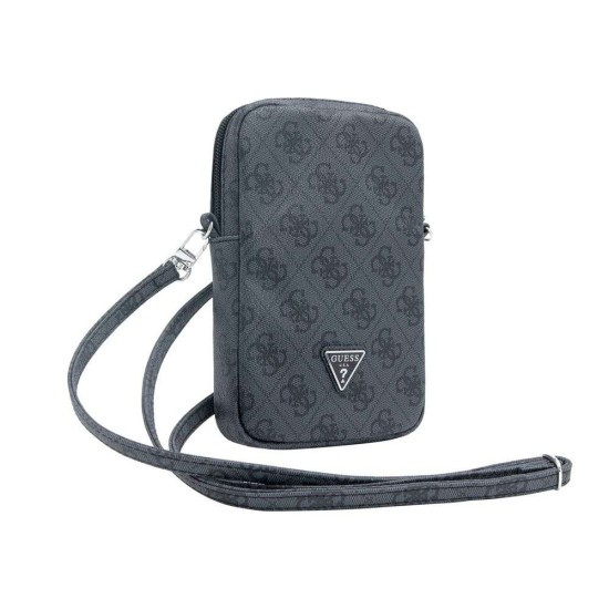 Portofel / Geantă de Umăr Guess PU 4G Triangle Logo cu Fermoar, Neagră Portofel / Geantă de Umăr Guess PU 4G Triangle Logo cu Fermoar, Neagră (Bakr, GUWBZP4GFTSK) by www.silkase.ro