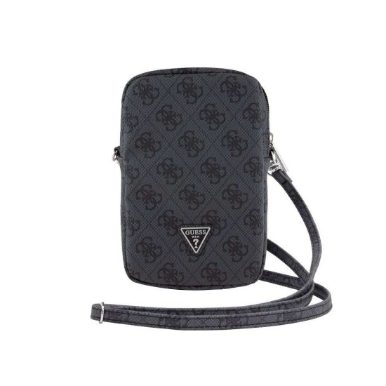 Portofel / Geantă de Umăr Guess PU 4G Triangle Logo cu Fermoar, Neagră Portofel / Geantă de Umăr Guess PU 4G Triangle Logo cu Fermoar, Neagră (Bakr, GUWBZP4GFTSK) by www.silkase.ro