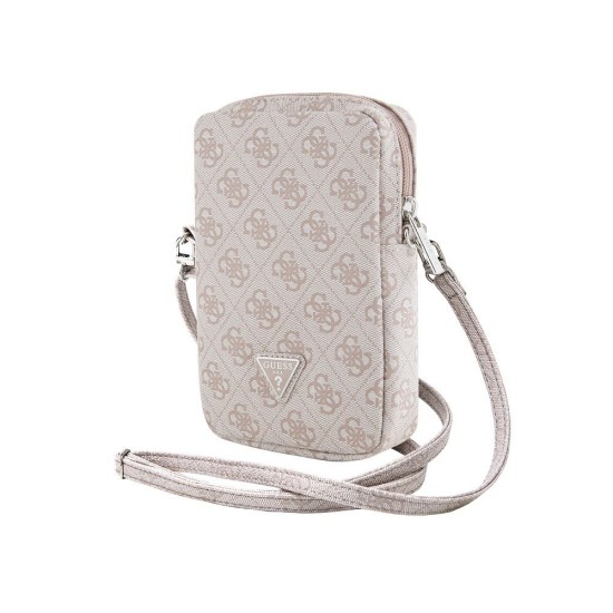 Geantă de Telefon Guess PU 4G Triangle Logo Wallet Phone Bag Zipper, Roz Geantă de Telefon Guess PU 4G Triangle Logo Wallet Phone Bag Zipper, Roz (Genți și Borsete Telefon, GUWBZP4GFTSP) by www.silkase.ro