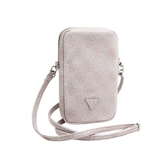 Geantă de Telefon Guess PU 4G Triangle Logo Wallet Phone Bag Zipper, Roz Geantă de Telefon Guess PU 4G Triangle Logo Wallet Phone Bag Zipper, Roz (Genți și Borsete Telefon, GUWBZP4GFTSP) by www.silkase.ro
