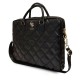 Geantă Laptop Guess PU Quilted 4G Metal Logo 15/16 inch, Neagra (Bakr, GUCB15ZPSQSSGK) by www.silkase.ro