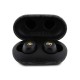 Căști Wireless TWS Guess PU 4G Metal Logo, Negre (Bakr, GUTWSP4EGK) by www.silkase.ro