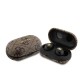 Căști Wireless TWS Guess PU 4G Metal Logo, Maro (Bakr, GUTWSP4EGW) by www.silkase.ro